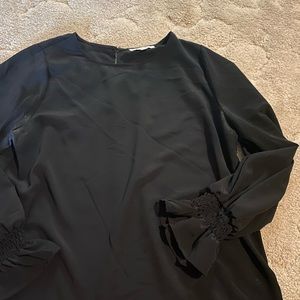 Cute black long sleeve blouse